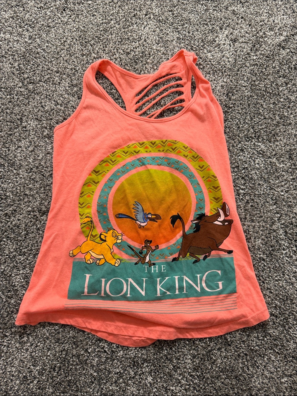 The Lion King Coral Tank Top